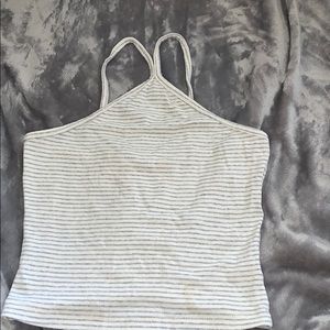 Striped crop top
